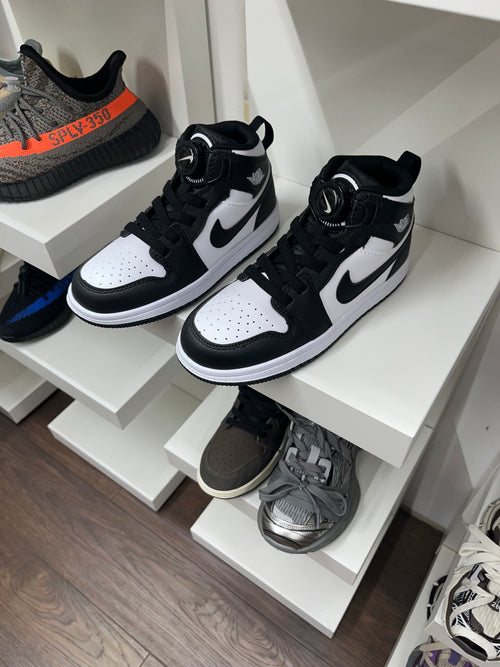 Air Jordan 1 Mid "Panda" | Classic Black & White Sneakers