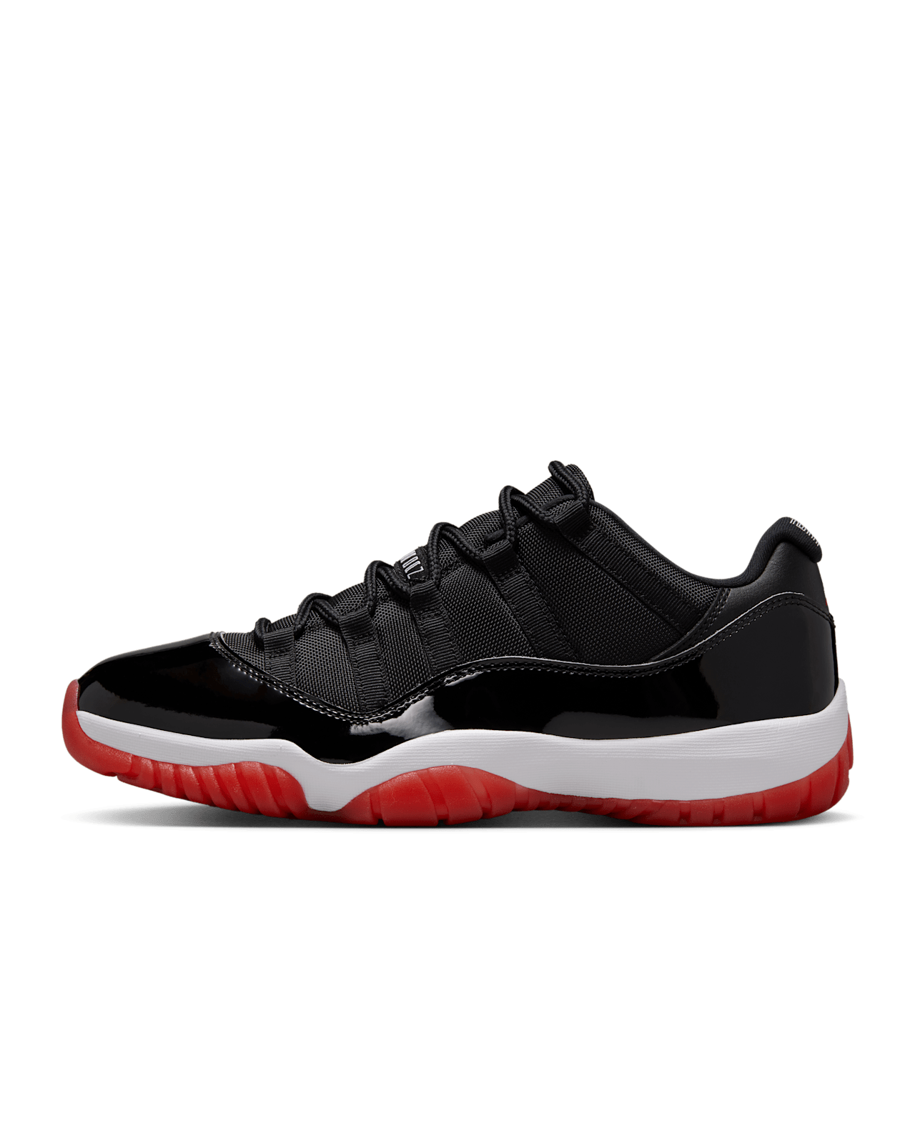 Air Jordan 11 Retro Low “Bred” – Black/White/Varsity Red